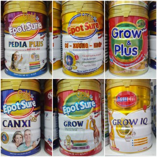 Sữa Epotsure nhiều dòng 900g