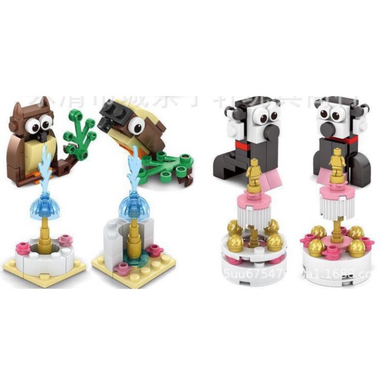 Đồ chơi LEGO nhiều chủ đề, 7x7x4.5cm  (1241LEN)