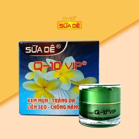 KEM Q10 SỮA DÊ MỤN THÂM TRẮNG DA 12G - 30G CHÍNH HÃNG