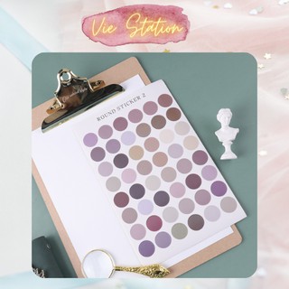 Sticker tròn đa năng để dán, trang trí