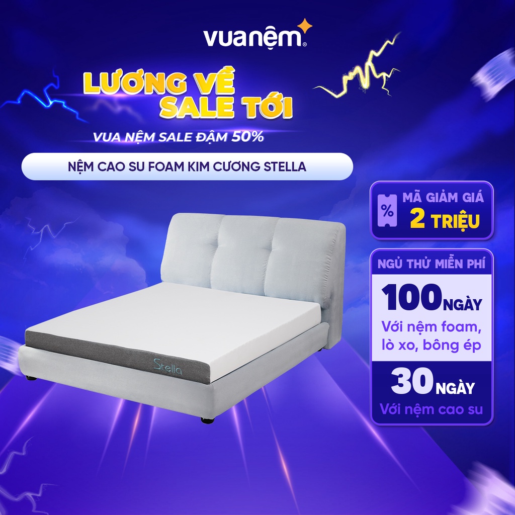 Đệm Cao Su Foam Kim Cương Stella