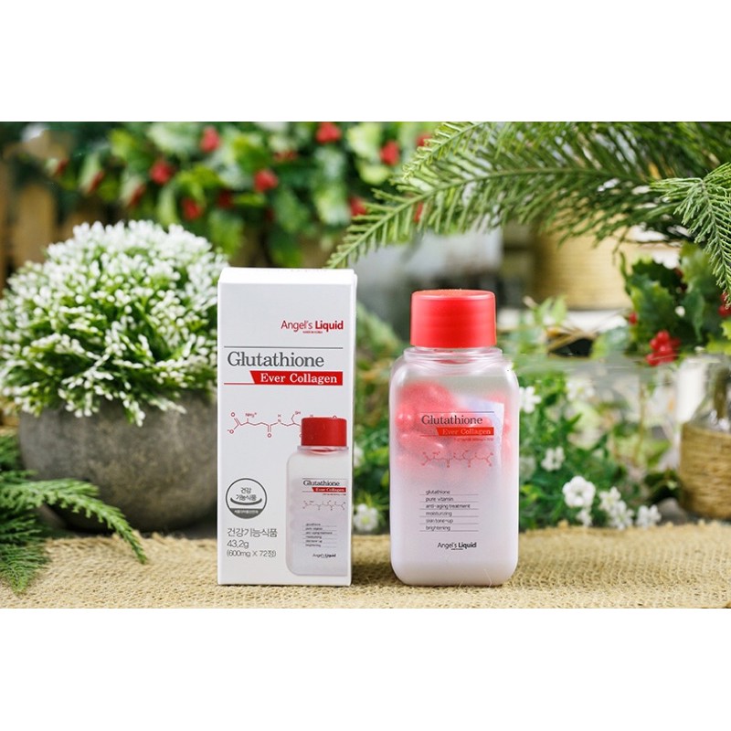 Viên uống trắng da, cấp nước, chống lão hóa Angel's Liquid Glutathione Ever Collagen 72 viên của Hàn Quốc l | BigBuy360 - bigbuy360.vn