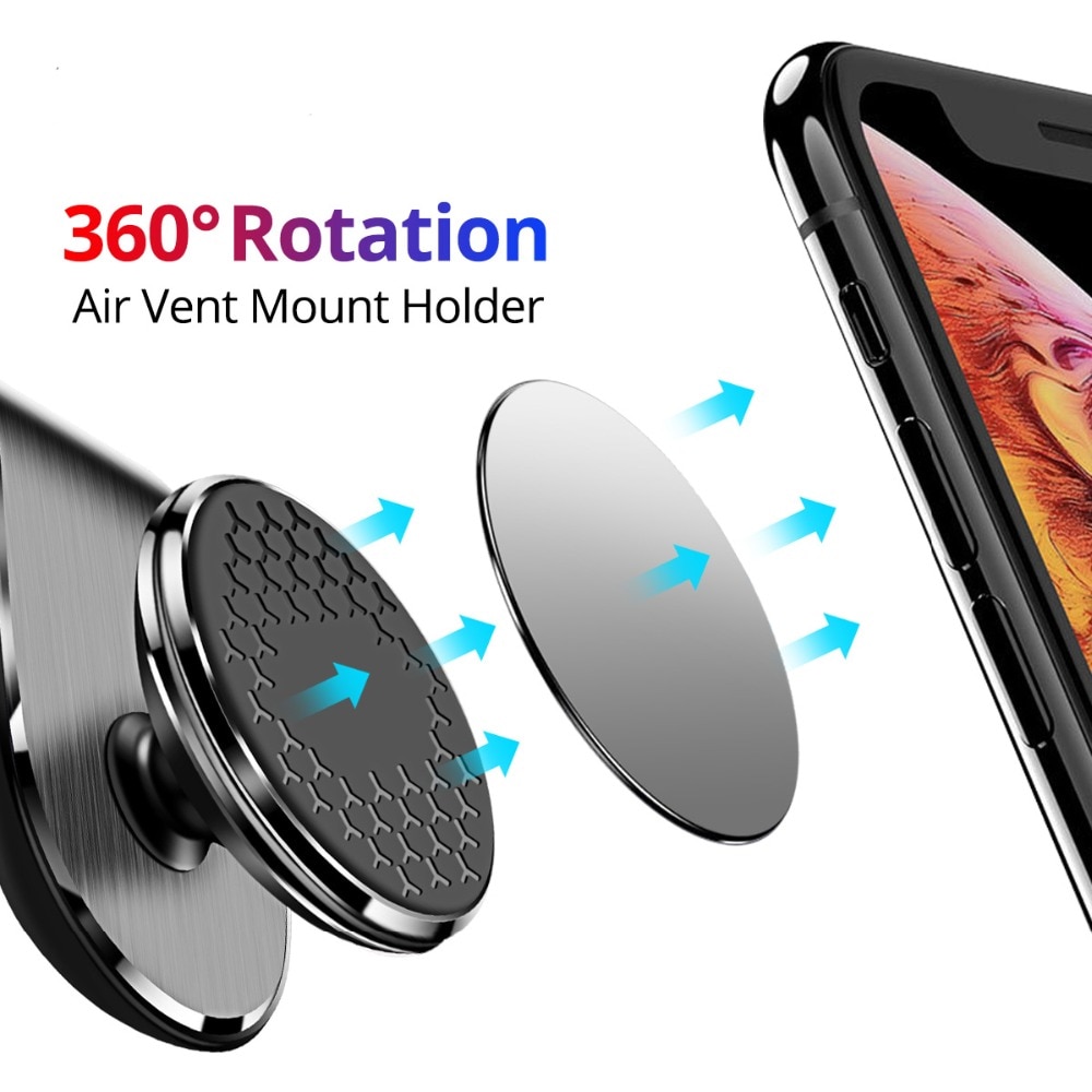 【Anbes】Giá Đỡ Điện Thoại Từ Tính Xoay 360 Độ Cho Iphone 12 Pro Max