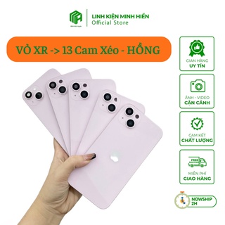 Vỏ độ xr lên i.p.h.o.n.e 13 hồng pastel siêu hot 2022 | tặng bộ phím, khay sim & led độ