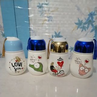 Bình giữ nhiệt sứ có quai xách
