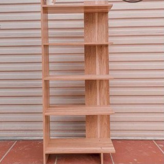 [Freeship Nha Trang] Kệ Sách Gỗ 5 Tầng - Kệ gỗ góc tường
