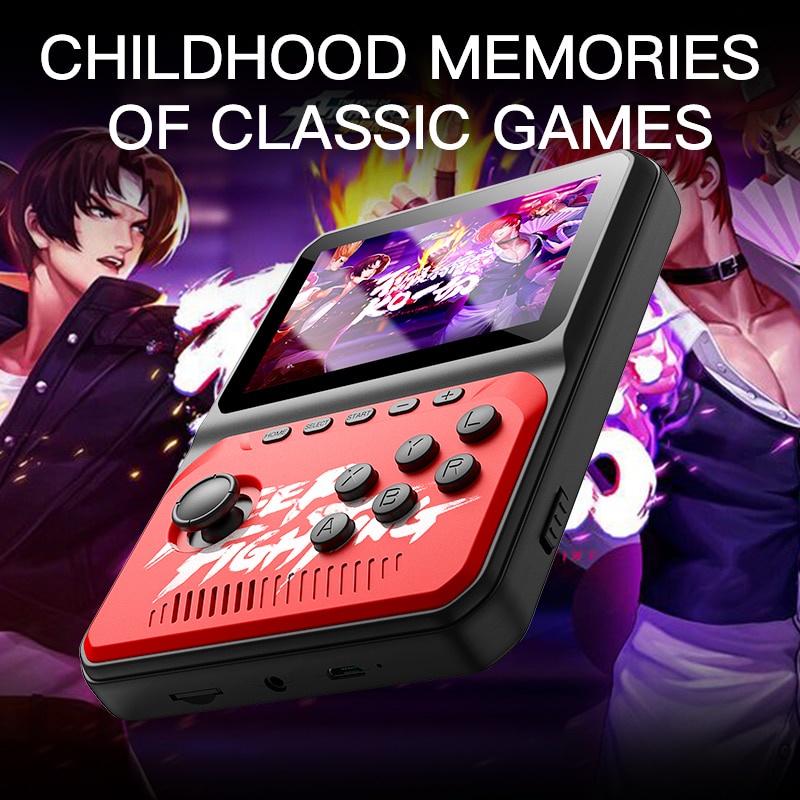 Máy chơi game cầm tay màn hình LCD 16-bit 8GB 3.5 inch nx-35 2700 trò chơi cổ điển tùy chọn màu sắc