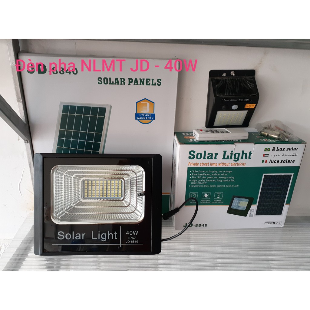 ĐÈN NĂNG LƯỢNG MẶT TRỜI JD 8840(40W)