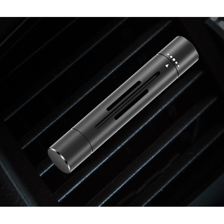 Nước hoa treo cửa gió ô tô AUTOFIX (tặng 1 lọ tinh dầu trầm) (Black) - Cao Cấp