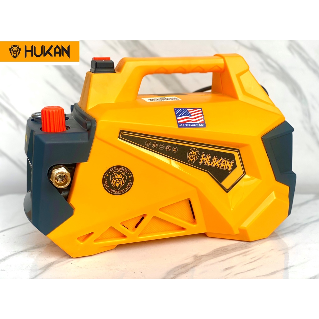 Máy rửa xe Hukan 2800w chỉnh áp thế hệ 2022 tặng dây 16m lỗi đồng 100%