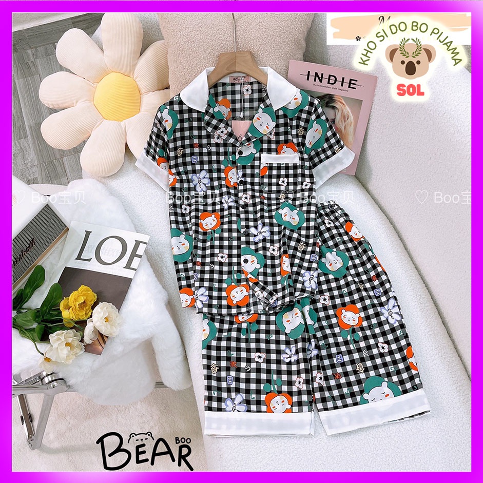 Đồ bộ pijama Mango Lửng - form 40-60kg