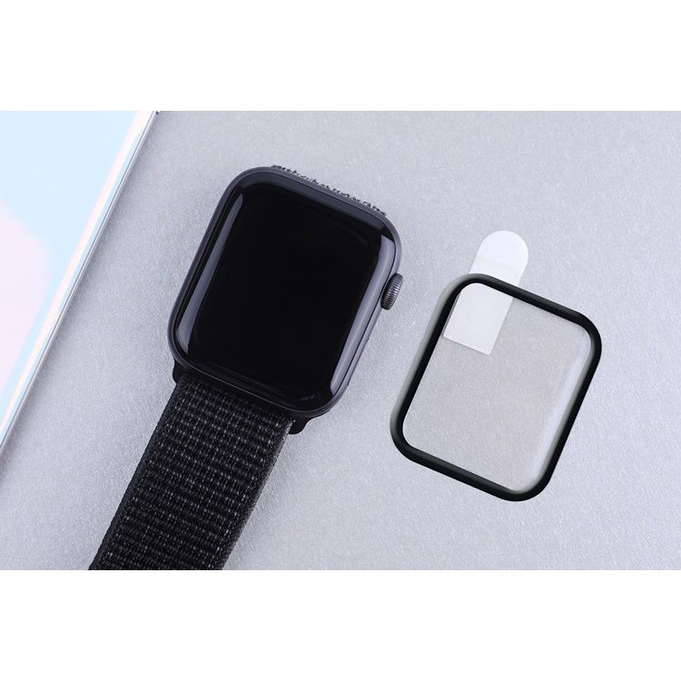 Dán cường lực tràn viền cong chống va đập Apple Watch Full mã từ Seri 1 đến Seri 5 - Hàng chính hãng