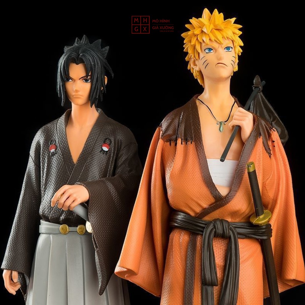 Mô hình Naruto Sasuke mặc kimono siêu to  cao 31cm tỷ lệ 1/6 hàng cao cấp  figure mô hình naruto mô hình giá xưởng