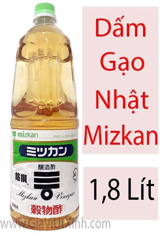 [CHÍNH HÃNG] DẤM GẠO NHẬT MIZKAN VINEGAR 1,8 LÍT - JAPAN MIZKAN VINEGAR