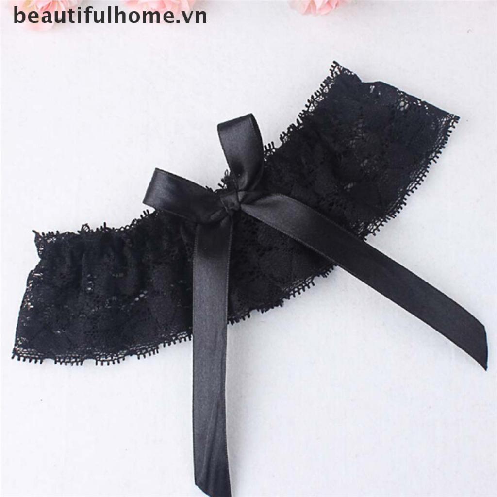 Dây Ruy Băng Ren Đeo Đùi Hình Bướm Có Thể Điều Chỉnh