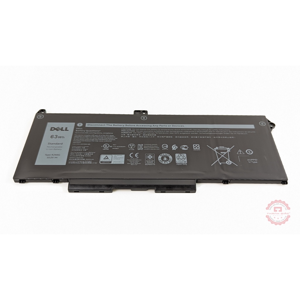 Pin Laptop Dell 63Wh RJ40G Thay Thế Cho Dell Latitude 5420 5520 - Bảo Hành 6 Tháng