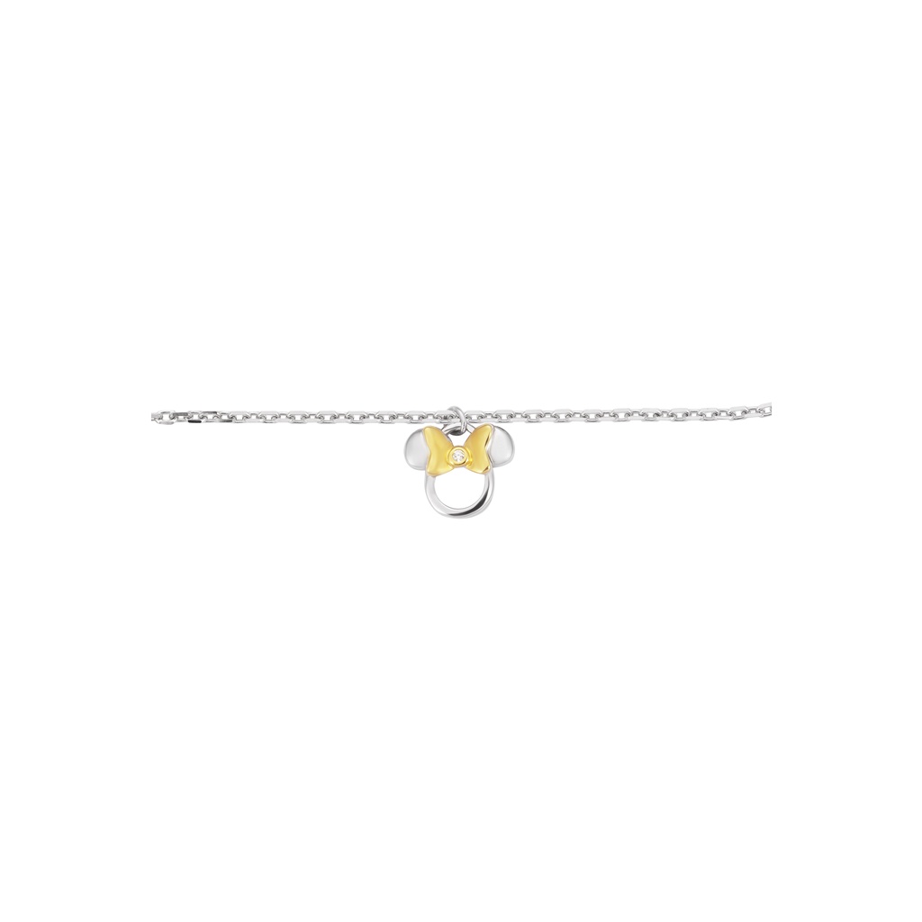 Lắc tay trẻ em Bạc đính đá PNJSilver chuột Mickey XM00C060001