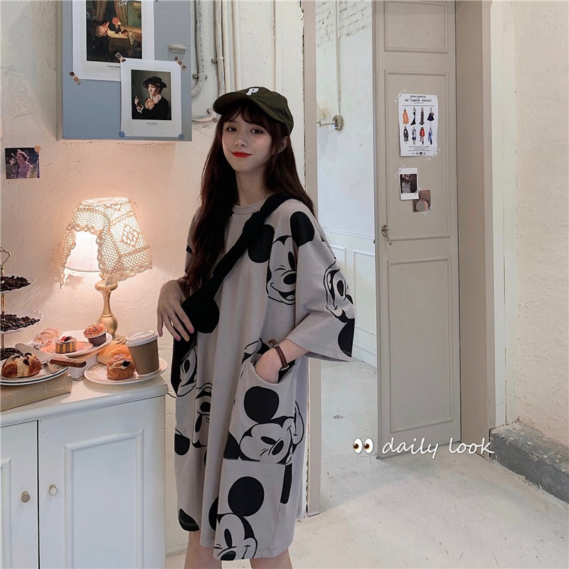 Sleep Female Summer 2021 New Short Sleeve Thin Home Clothing Korean Version Of Loose Big Chi Fat Mm Pajamas Female Home