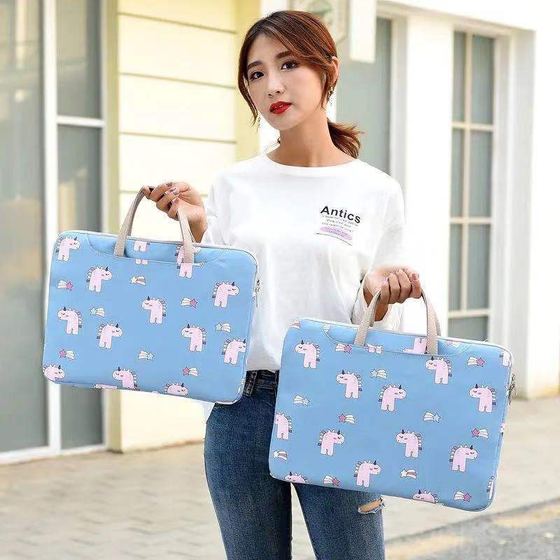 Túi đựng laptop 13 14 15.6 inch chống sốc họa tiết hoạt hình dễ thương tiện dụng