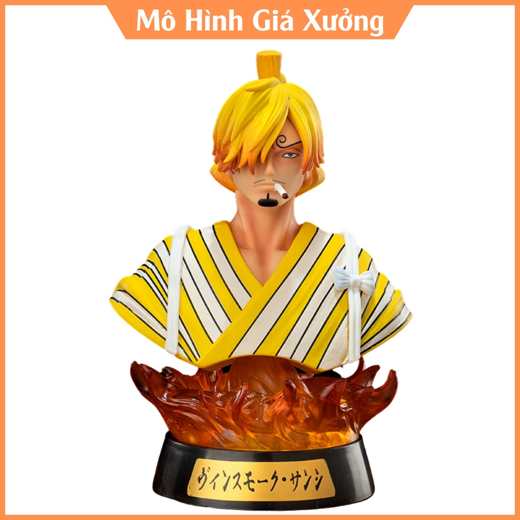 Mô Hình Tượng Bán Thân Vinsmoke Sanji Cao 17cm Có Đèn Led - Figure Tượng One Piece Vua Hải Tặc