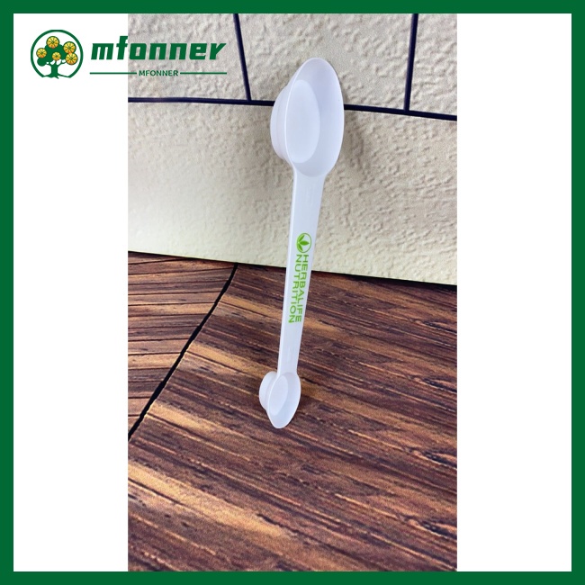 HERBALIFE Mfonner Muỗng Nhựa Lắc Trà Sữa Trứng Nhỏ Màu Trắng Thu Hút Nước Ngoài Cá Nhân Hóa