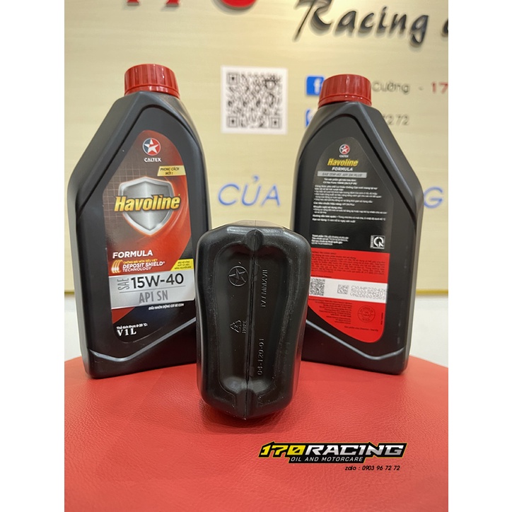 Dầu Nhờn Động Cơ Xe Con CALTEX HAVOLINE FORMULA SAE 15W40 CHỐNG MÀI MÒN SIÊU VIỆT DEPOSIT SHIELD Dung Tích 1000 ML