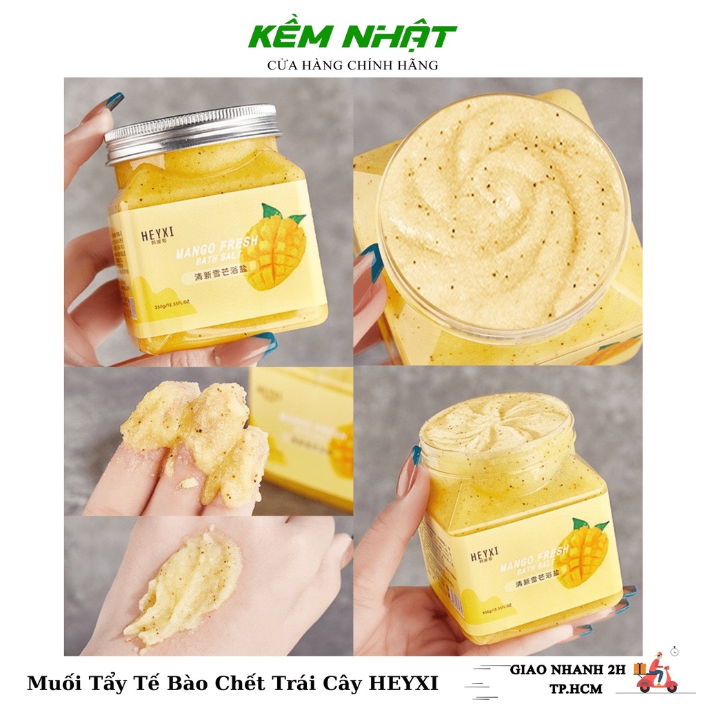 Muối Tẩy Tế Bào Chết Trái Cây HEYXI - Bath Salt