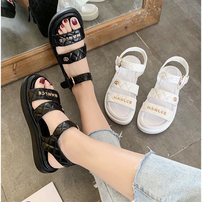 Giày Sandal Đế Đúc Da Chần Chỉ ( QUẢNG CHÂU ) 818
