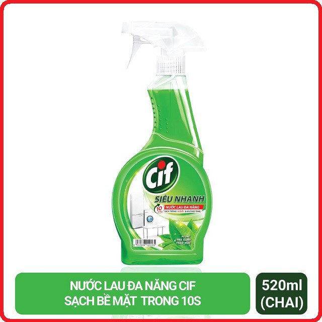 Nước Lau Đa Năng Cif 520ml