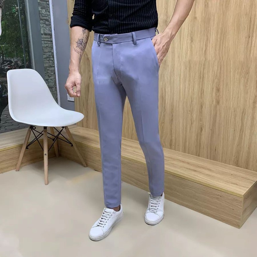[VẢI TUYẾT MƯA ]Quần âu nam KOREAN cao cấp , dáng slimfit, chuẩn thiết kế Hàn quốc, cực tôn dáng, lịch sự, trẻ trung fla | BigBuy360 - bigbuy360.vn