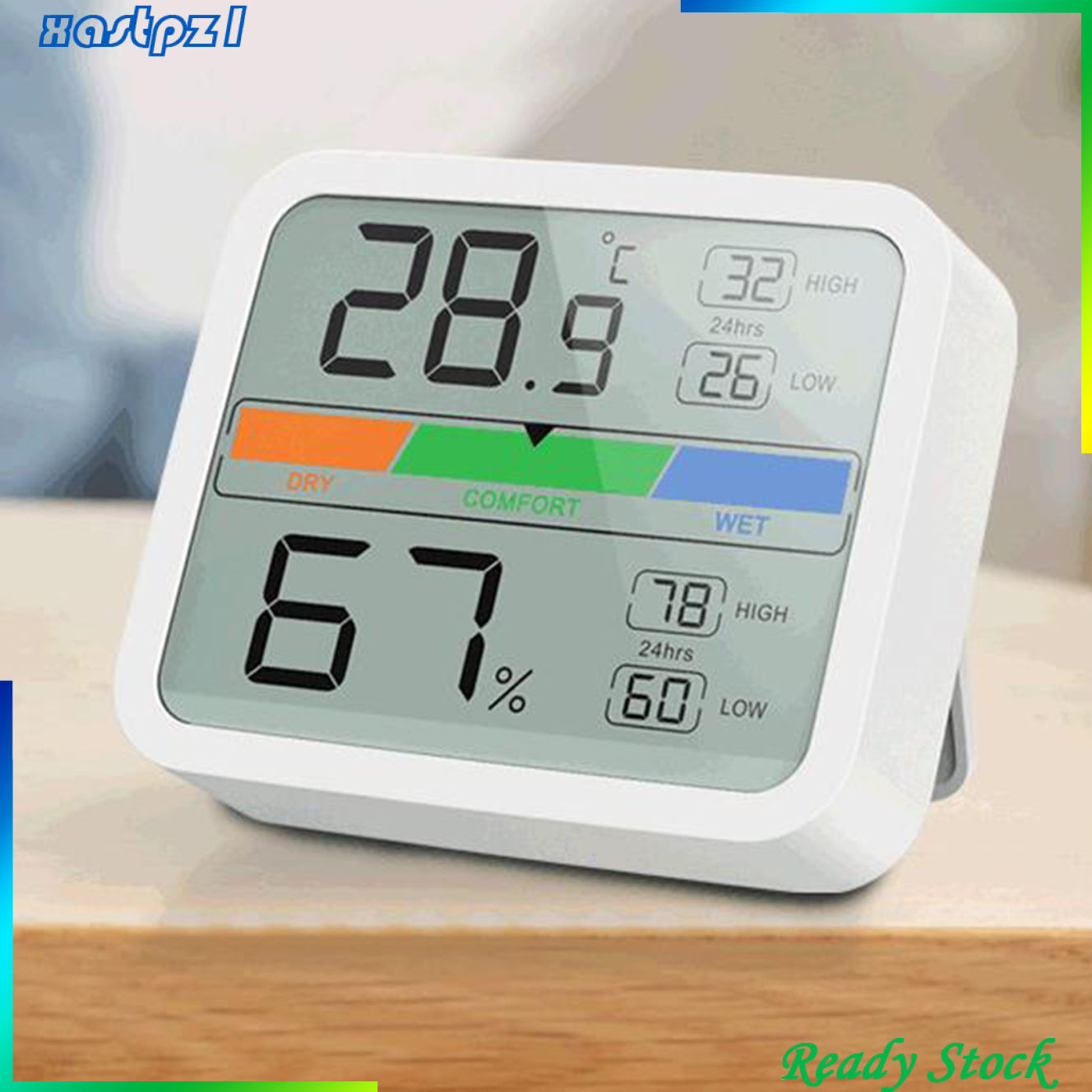 [Ready Stock]Digital LCD Thermometer Hygrometer Humidity Temperature Meter for Basement