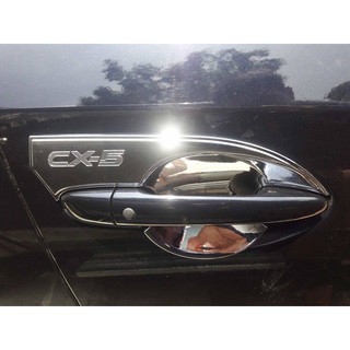 Bộ ốp Tay nắm cửa mạ crom Mazda CX5 2014 đến 2022