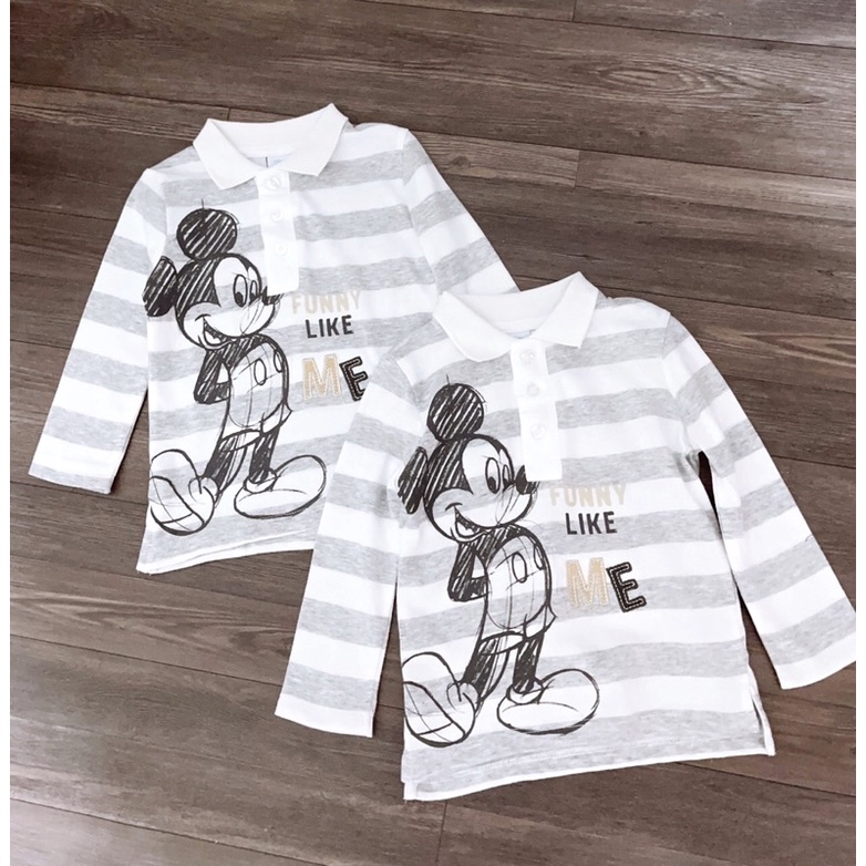 Áo polo mickey bé trai dư xịn