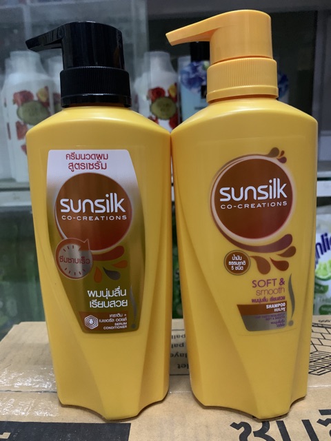 Dầu xả và dầu gội Sunsilk mềm mượt diệu kỳ 425g ( Thái Lan )