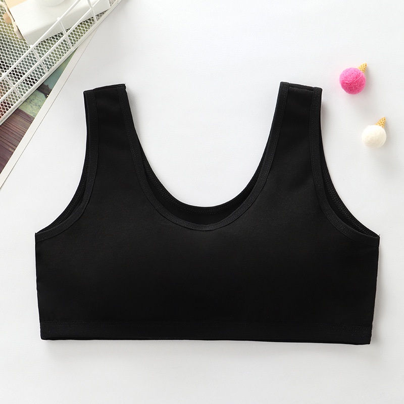 Áo bra nữ học sinh cấp 2 cấp 3 chất cotton trơn cao cấp mềm mại thoáng mát kiểu dáng thể thao A24 áo ngực học sinh