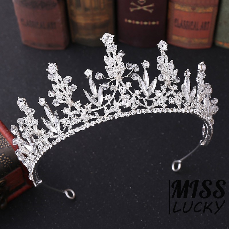 Cài Tóc Hình Vương Miện Đính Đá Sang Trọng Cho Nữ