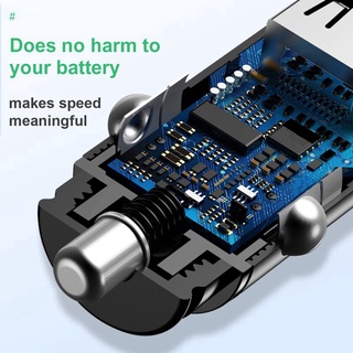 Tẩu 30W Baseus QC 3.0 4.0 Cổng USB Type C.