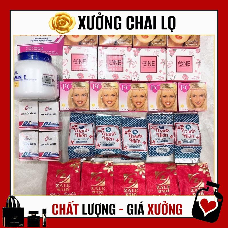 Kem Dưỡng Da ❤ TOP GIÁ RẺ ❤ Combo kem cho khách trộn kem , nguyên liệu, công thức làm kem trộn trắng da body