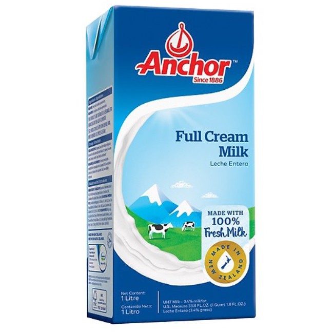 Sữa full cream anchor 1l