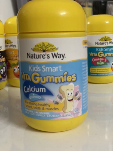 Nature’s Way Kids Smart Vita Gummies Calcium + Vitamin D 60v