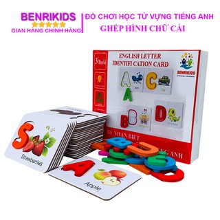 Đồ Chơi Gỗ Benrikids Hộp Ghép Chữ Cái Tiếng Anh Cho Bé