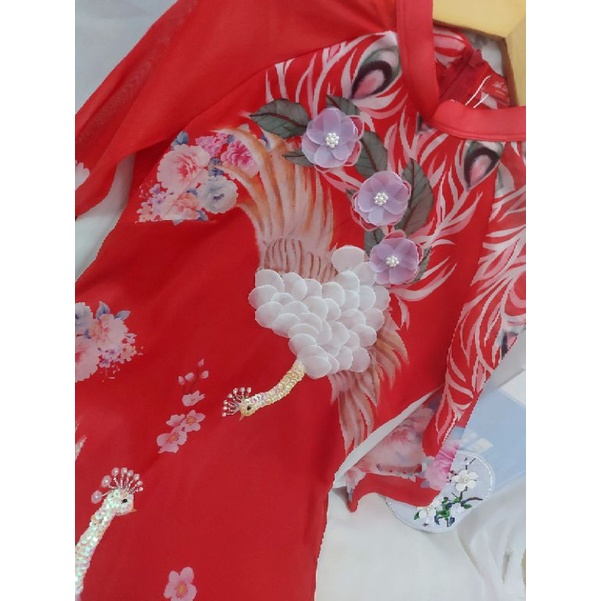 🥰 Oa dài cách tân cao cấp 4 tà đẹp sang chảnh hàng may kĩ chuẩn cao cấp