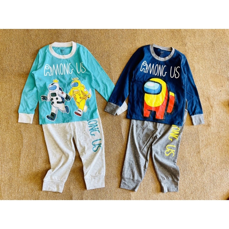 Bộ dài tay bé trai GAP xuất dư xịn chất cotton size 8-26 kg - Bộ thu đông bé trai VNXK