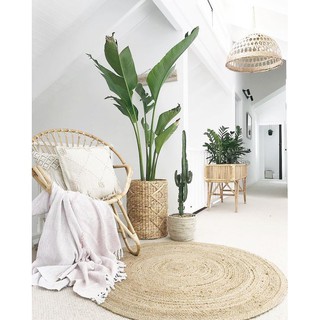 thảm bèo trơn, thảm lục bình trơn size 1m5