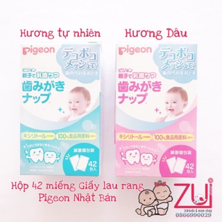 Hộp 42 miếng Giấy lau răng Pigeon Nhật Bản