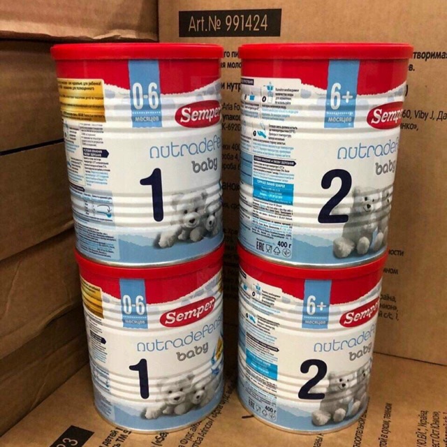 Sữa SemPer Nga số 1,2 400g