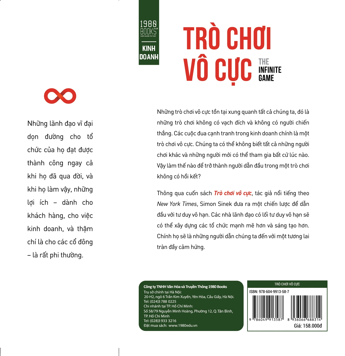 Sách - Trò Chơi Vô Cực - The Infinite Game