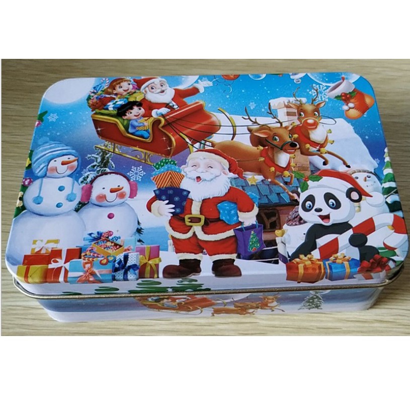 Xếp Hình Puzzle 100 Mảnh Hộp Sắt - Ông Già Noel