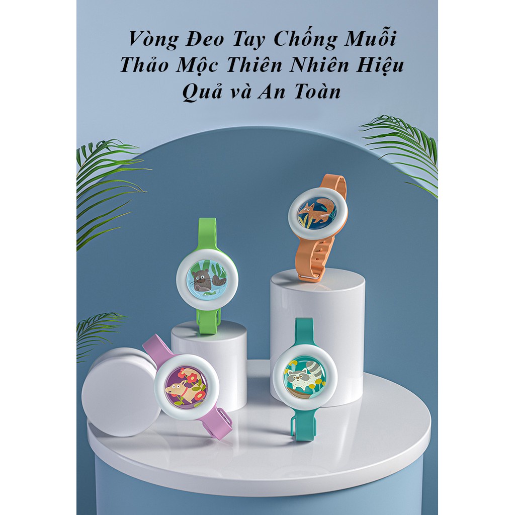 Đồng Hồ Đeo Tay,Kẹp Đuổi Muỗi Tinh Dầu Thiên Nhiên - KUB An Toàn Cho Mẹ Bầu và Trẻ Sơ Sinh