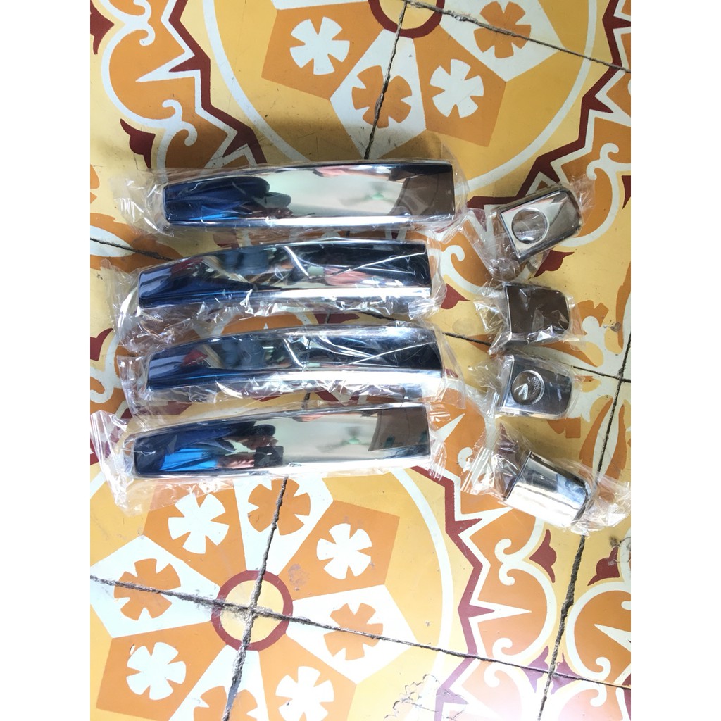 🔥 Freeship 🔥 Bộ Ốp tay nắm hõm cửa mạ crom xe Cruze cao cấp/ Phụ kiện làm đẹp, đồ chơi xe Cruze